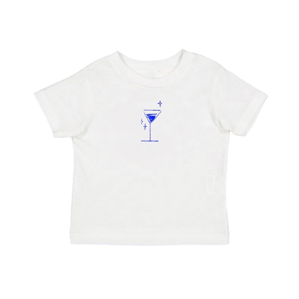 Blue martini top